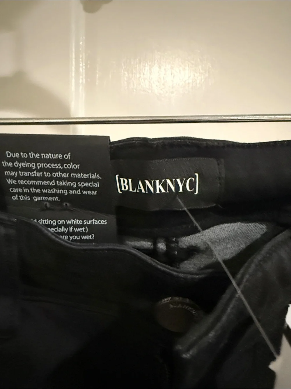 Blank NYC Men's Slim Straight Jeans in Black